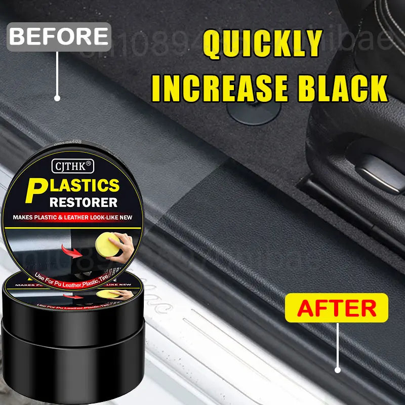 Auto Kunststoff Restaurator Auto Innen Panel Erneuerung Wachs Beschichtung Leder Kunststoff Gummi Polnischen Reparatur Auto Reconditioning Creme Pflege