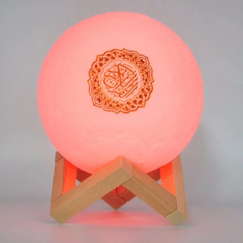Koran Azan Islamischer Muslimischer Koran Arabischer Ramadan Kabelloser Bluetooth-Lautsprecher Tragbare Helle Nachtlampe Heilige Lampe Arabischer Islam Sound