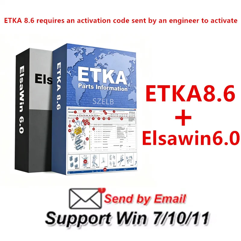 2026 Heiß! ETKA 8.6+ Elsawin 6.0 für V/W+AU//DI+SE//AT+SKO//DA Auto-Reparatur-Software Fahrzeuggruppen Elektronische Teile Katalog