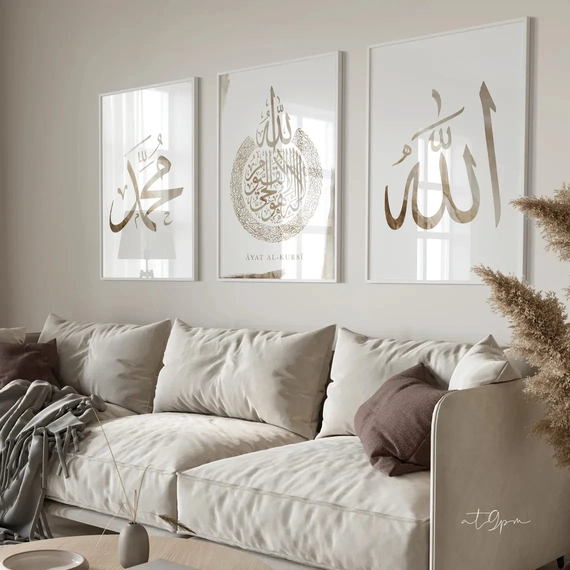 Modern,Religion Islamic Ayat Al Kursi Allah Muhammad Wall Art Print Canvas Painting Poster Picture For Living Room Home Decor