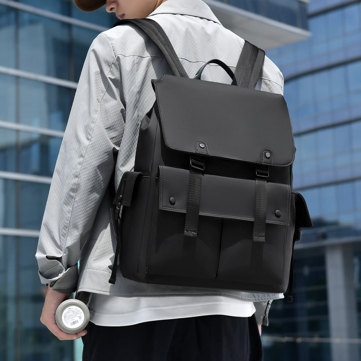 Leichter 15,6-Zoll-Laptop-Rucksack, wasserdicht, multifunktional, Reise-, Wander-, Schulrucksack, Mochila für Herren, Business, mit mehreren Taschen
