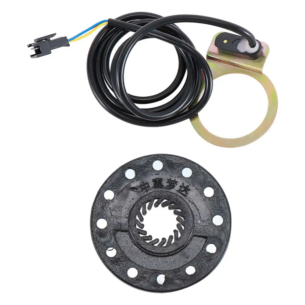 Black Easy to Install Ebike Electric Bicycle 12 Magnets PAS System Pedal Assist Speed Sensor Assistant Sensors