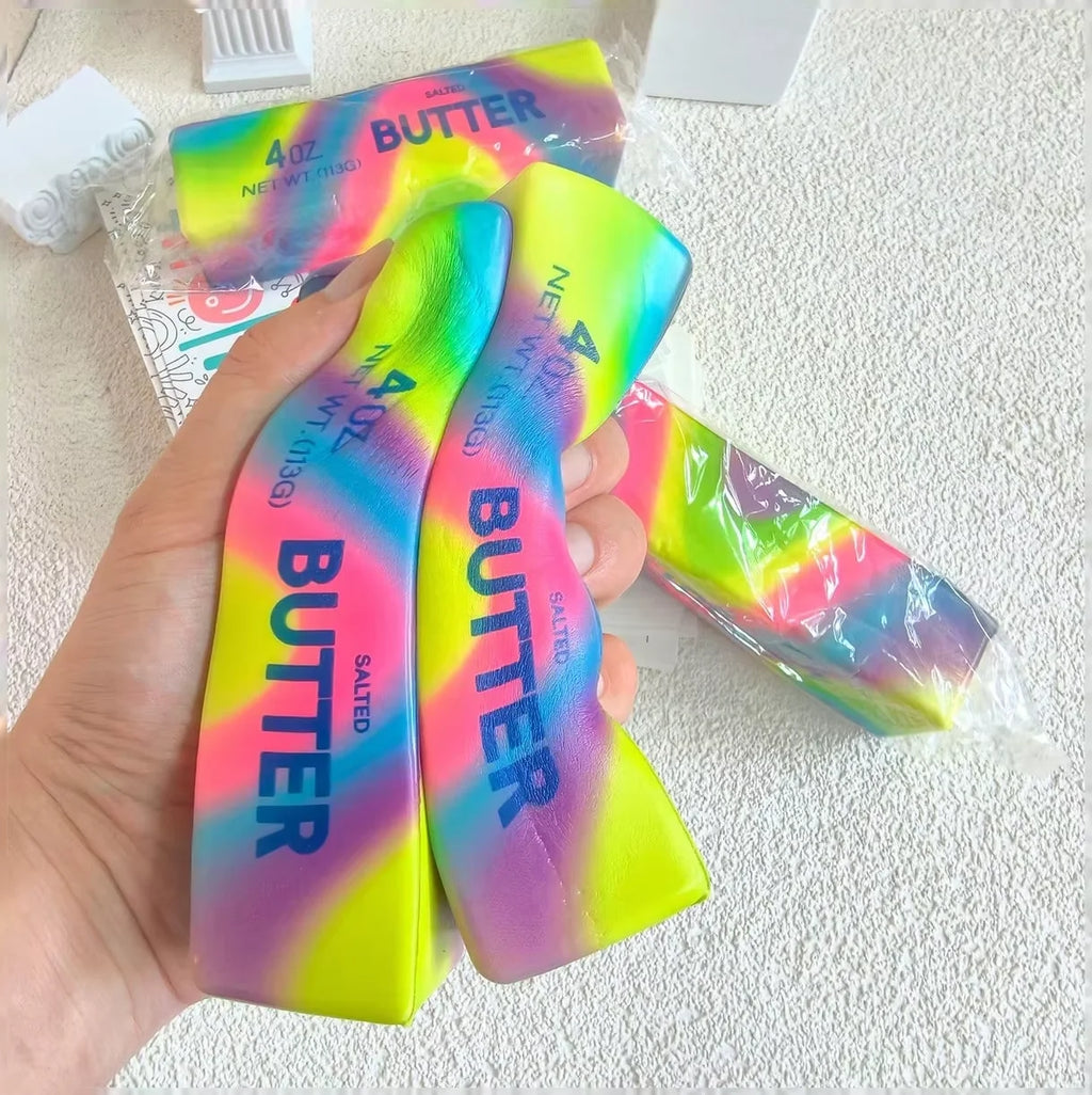 1/2/3/5 Pieces of Soft and Squeezable Butter Sticks Hand Squeezed Adult Fidget Toy Gifts to Relieve Anxiety and Stress for Adult