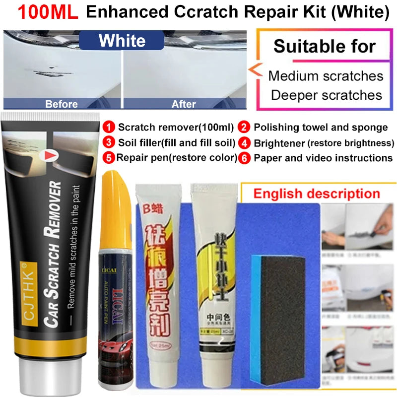 Auto Kratzer Entferner Farbe Pflege Werkzeuge Auto Swirl Entferner Kratzer Reparatur Polieren Auto Körper Schleifen Verbindung Anti Scratch Wachs