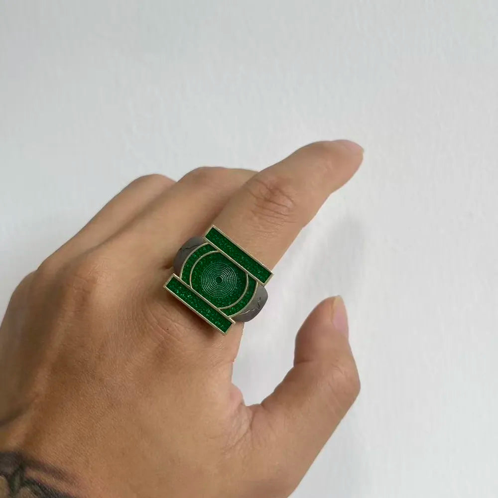 2026 Lanterns Green Lantern Corps Ring Metal Cosplay Dc Tv Series Official Collectible Prop Cosplay Costume Decor Accessory