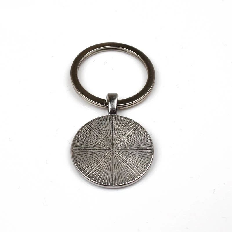 Islamic Calligraphy Keychain - Retro Zinc Alloy Keychain, Muslim Religious and Cultural Gift,