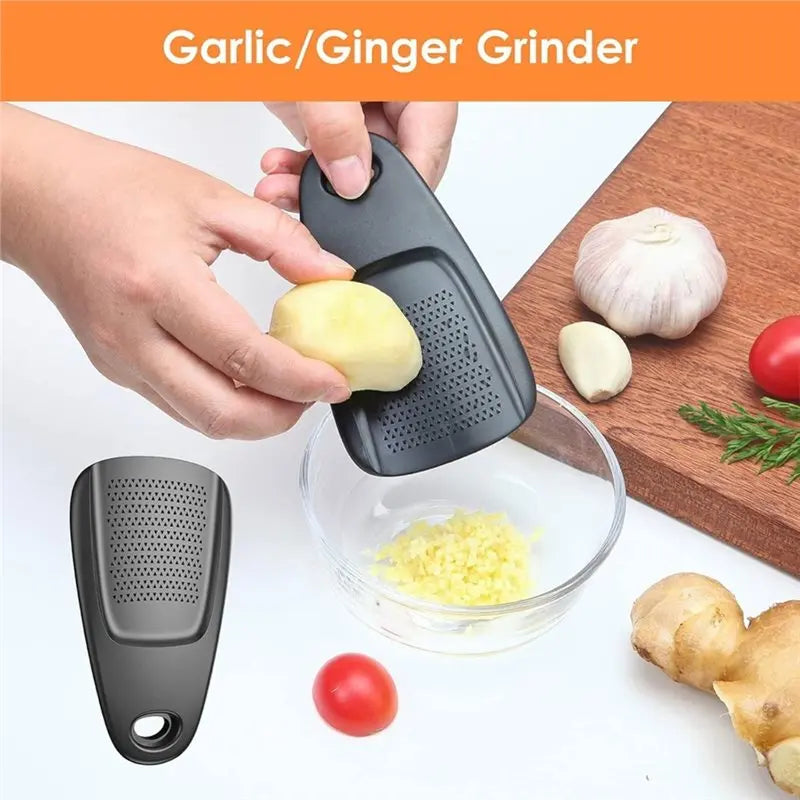 BSEVB-Kitchen Gadgets Set Of 6- Bottle Opener, Cheese Grater, Fruit/Vegetable Peeler, Pizza Cutter, Garlic/Ginger Grinder Piece