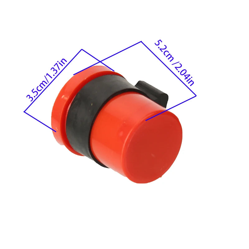 Offroad-Motorradzubehör 12V roter runder Buzzer-Blitzgeber elektrische Komponenten