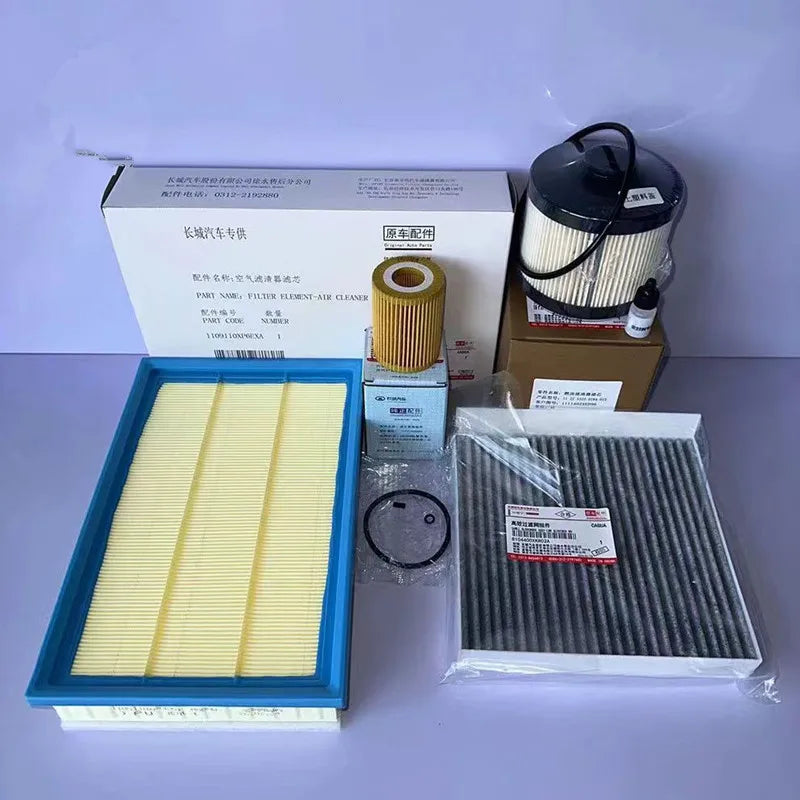 Autoteile für 2022 2023 2024 Diesel GWM Great Wall Poer GWM CANNON/Ute/Pao Luftfilter Ölfilter Innenraumfilter Dieselfilter