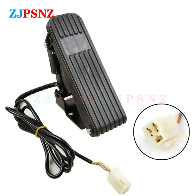 Foot Pedal 2Pin 3Pin Electric Bike Scooter Throttle E-bike Electric Tricycle Accelerator Pedal Speed Control Motorcycle Throttle