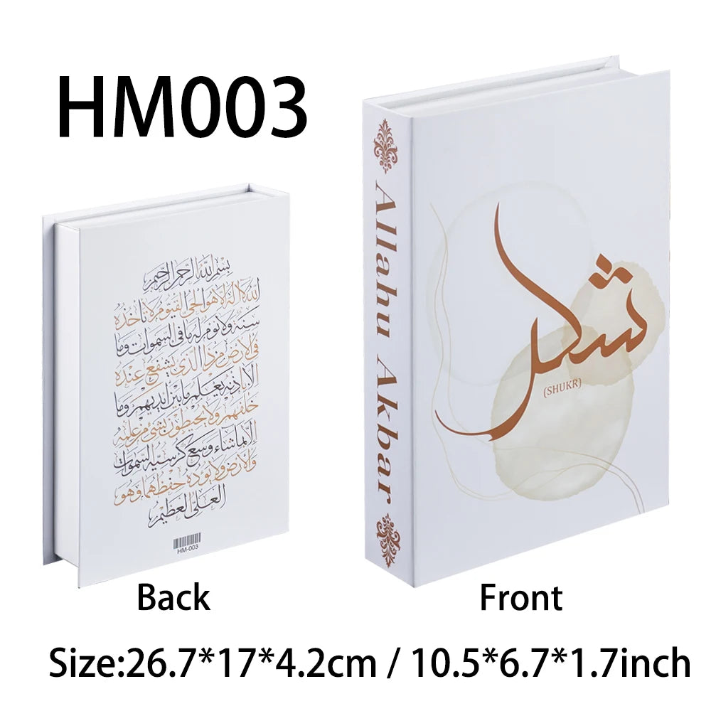 Islamic Serie Fake Book Boxs for Coffee Table Decoration Living Room Fashion Prop Books Home Decoration Model Room Accessories