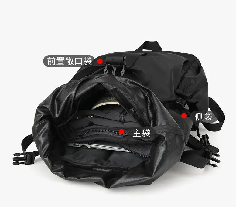 Funktioneller Rucksack für Reisen, Sport, Bergsteigen, Wandern, großes Fassungsvermögen, wasserdicht, leicht, Computer-Schultasche