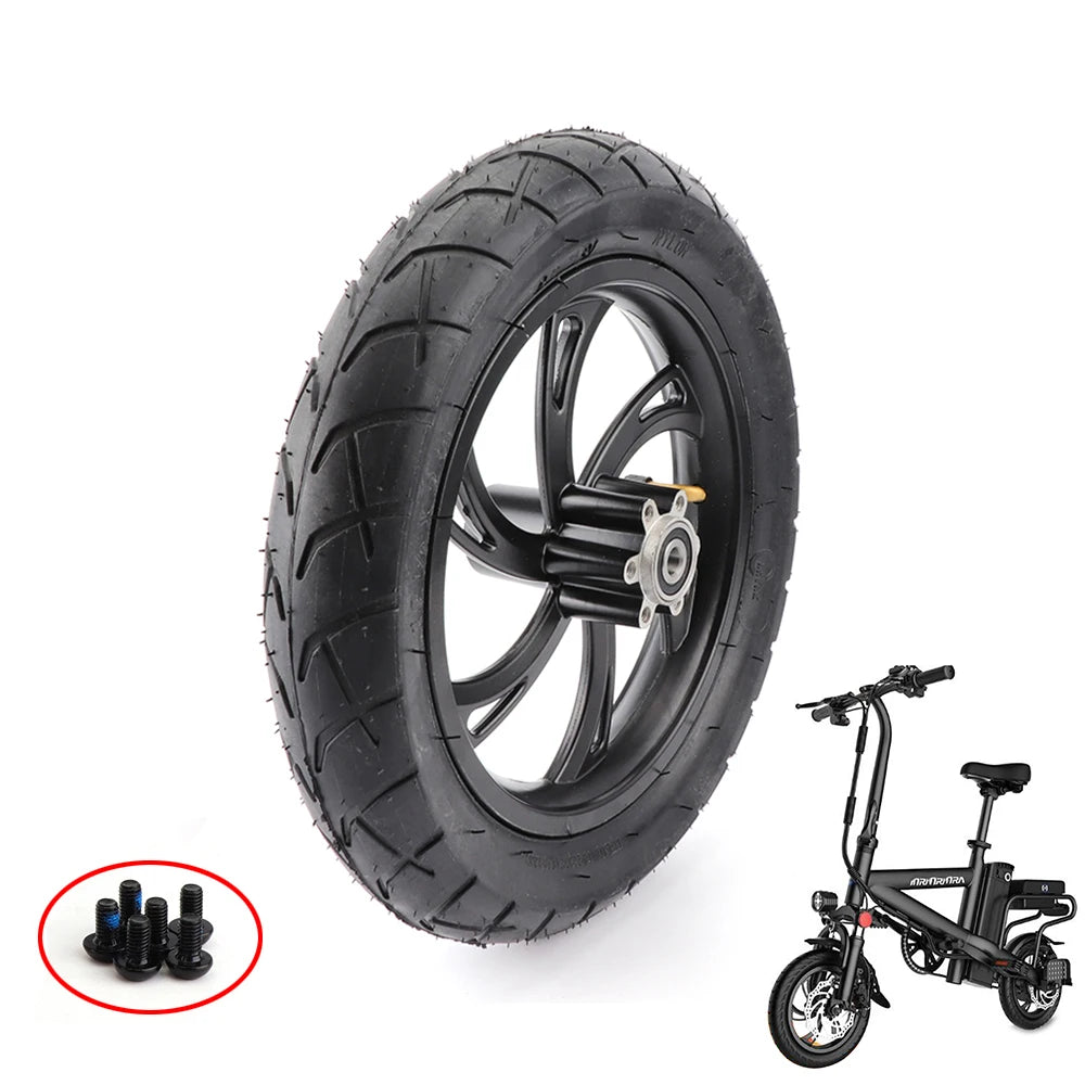 12-inch Wheels Tire 12 1/2X2 1/4 Motorcycle tires Rim for Electric Bicycle Electric Scooter Folding Bicycle E-bike Parts