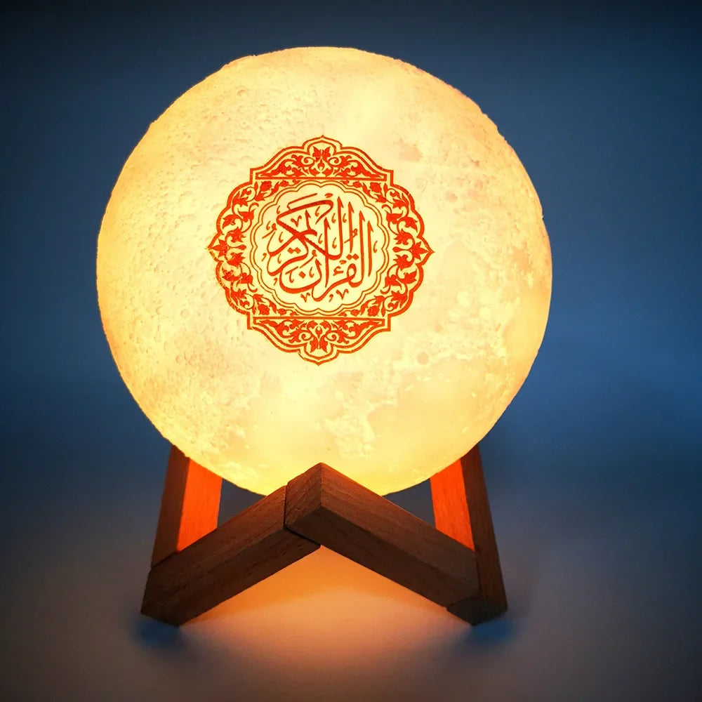 Quran Islam Arabic Koran Muslim Ramadan Azan Wireless Portable Bluetooth Speaker Bright Night Light Lamp Holy Islamic Arab Music