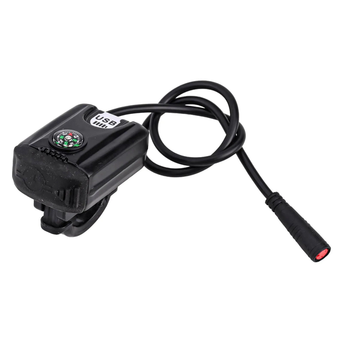 1pcs 36-48V Battery Charger- USB Adapter For Ebikes 5V2.1A USB Output Electric Bicycle For Charger- Mount For Motorcycle Scooter