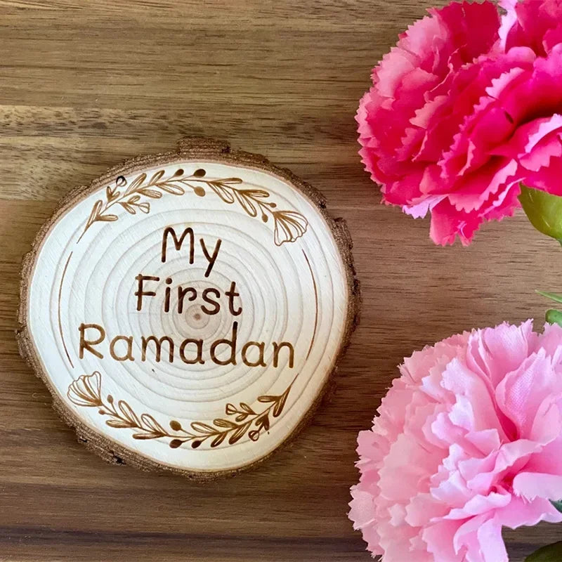 Islamic Muslim Birth Announcement Milestone Salam World First Eid 1st Ramadan Kareem Aqiqah Photo Prop baby shower boy girl gift