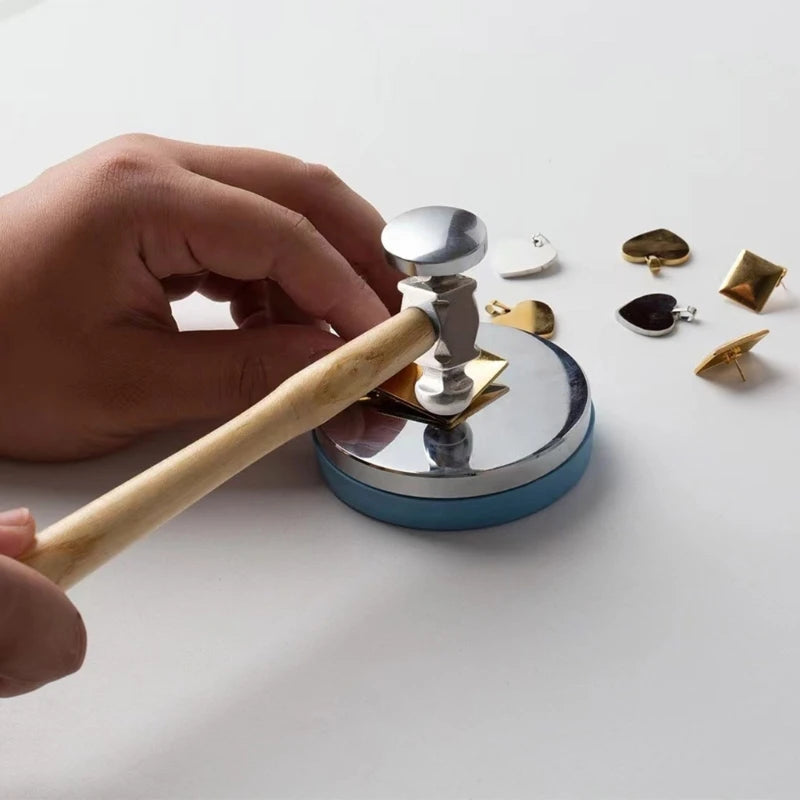 Schmuck Handwerk Holzgriff Hammer Ergonomischer Goldschmied Hammer für Heimwerker Dropshipping