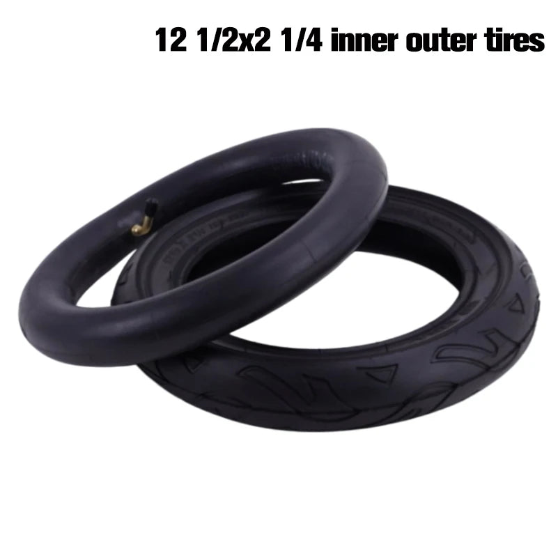 12 inch Tire 12 1/2 X 2 1/4 62-203 E-Bike Electric Scooters Tyres 12 1/2X2 1/4 Tyre with Inner Tube Accessories