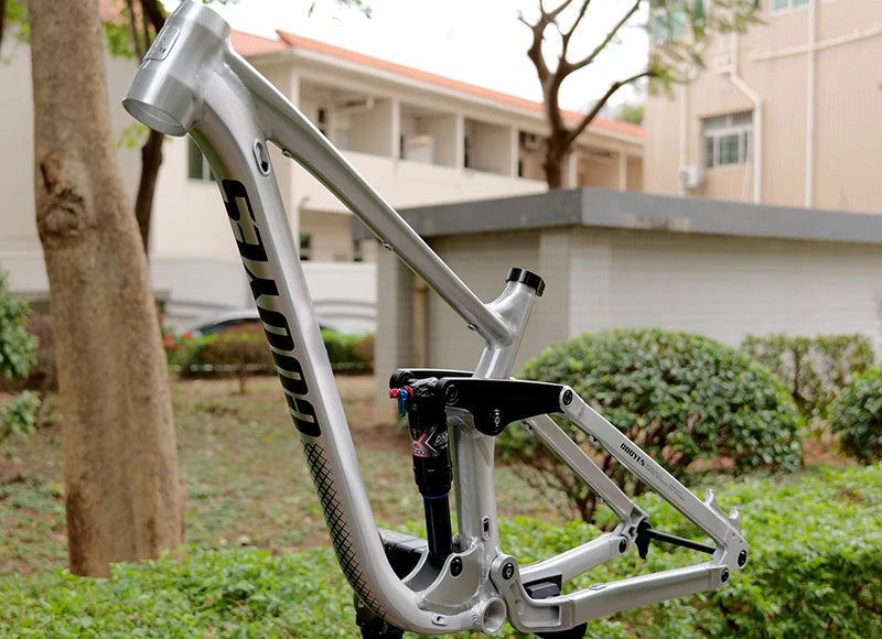 Bicycle Soft Tail Frame, Trunnion，Full Suspension, 29/27.5ER Boost, 148mm,Aluminium,  Travel 175mm 4 Links,MTB, AM DH Cycling