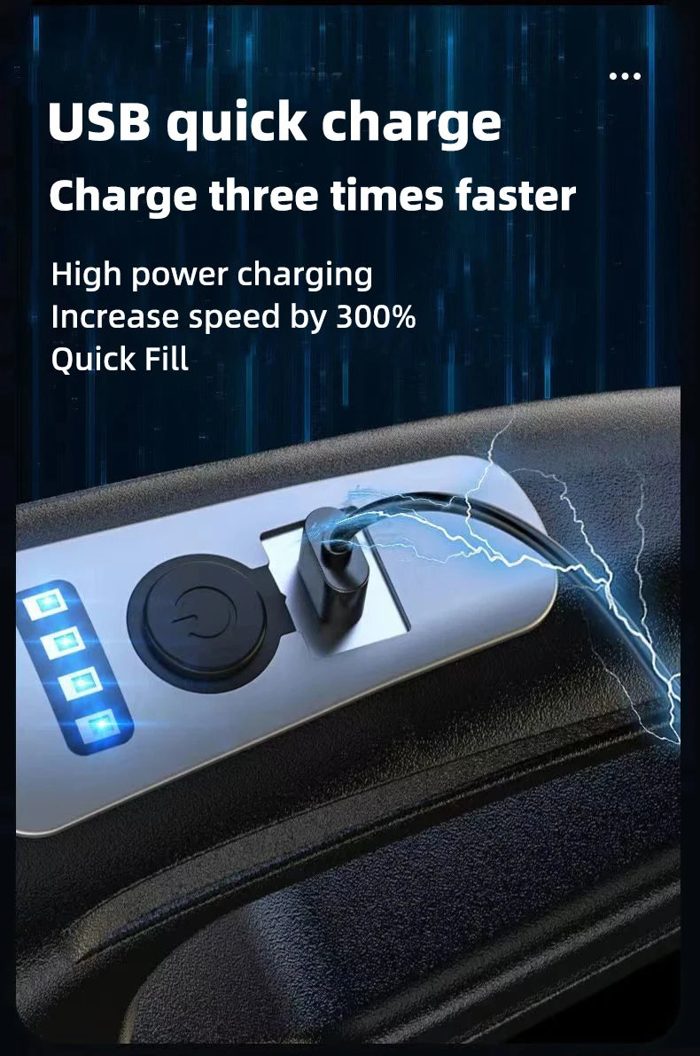 Auto-Multifunktionsstaubsauger, Handstaubsauger mit starker Saugkraft, wiederaufladbar, für Auto und Zuhause, kleiner kabelloser Staubsauger für Paare.