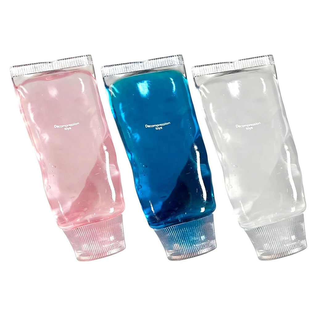 TPR Toothpaste Fidgets Sensory Plaything Slow-rebound Soft Novelty Rebounding Fidget Toy Portable Squeeze Toy for Home Or Office