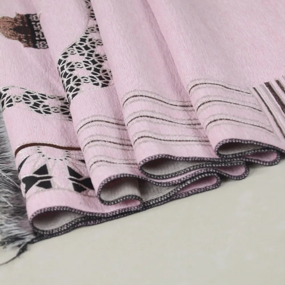 Islamic Floral Prayer Mat, Easy-to-clean Muslim Worship Rug, Foldable Skin-friendly and Wear-resistant Kneeling Blanket