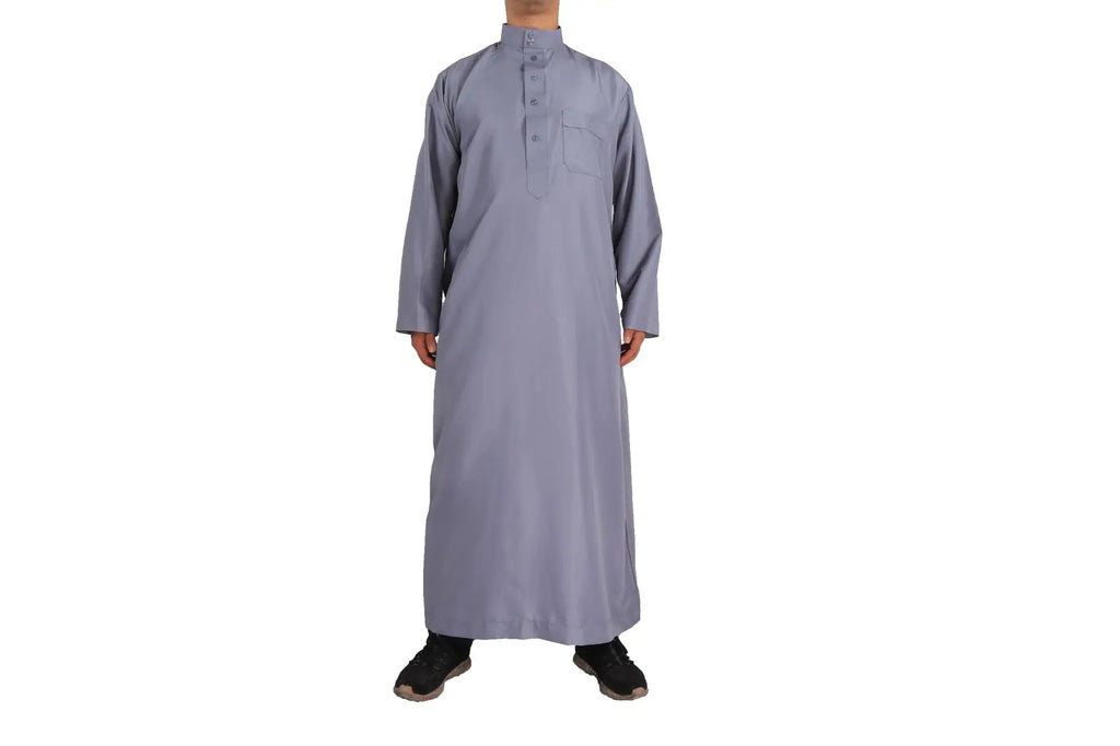 Islamische Kleidung Männer Länge Langarm Lose Muslimische Männer Saudi-Arabien Pakistan Kurta Muslimische Kostüme Muslimischen Kleid Kaftan Thobe