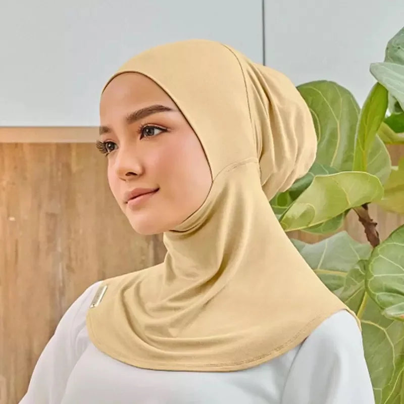 Ramadan Islamischen Muslimischen Untertuch Frauen Schleier Hijab Kopf Schals Muslimische Frauen Schal Turbane Kopf Für Frau Hijabs Caps Hut