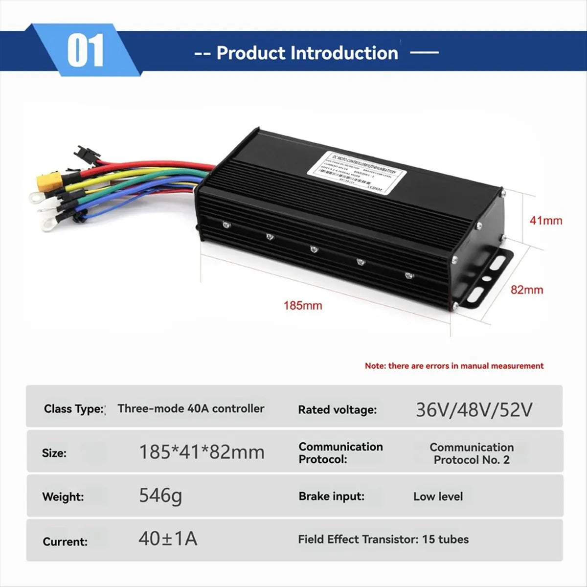 *AIMA E-Bike 40A Three Mode Sine Wave Brushless Controller with SW900 LCD Display for 1500W 2000W Ebike Accessories