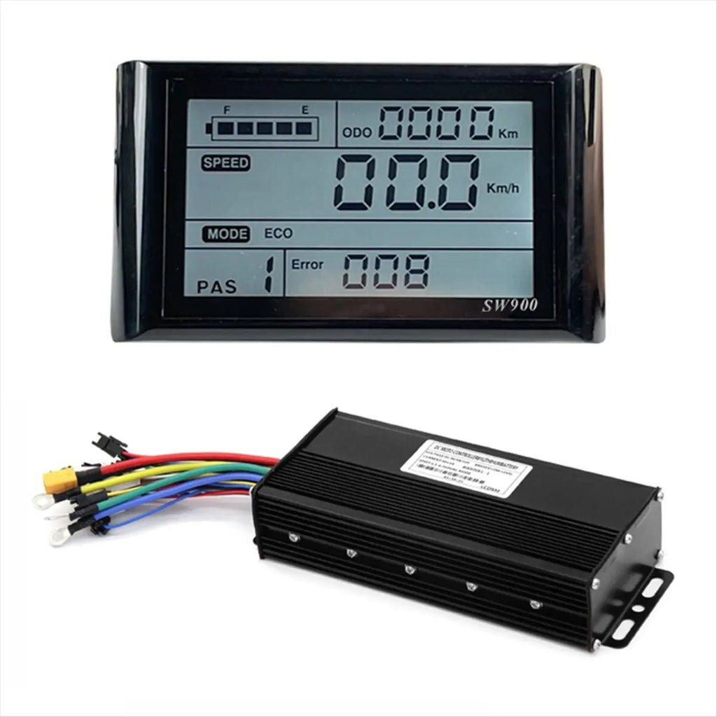*AIMA E-Bike 40A Three Mode Sine Wave Brushless Controller with SW900 LCD Display for 1500W 2000W Ebike Accessories