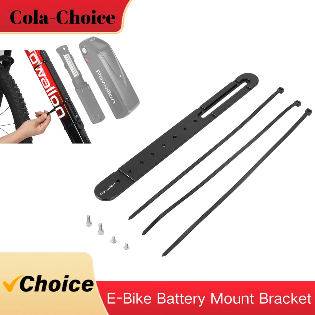 Ebike Battery Mount Bracket - Frame Bottom Base for Electric Bicycle Conversion