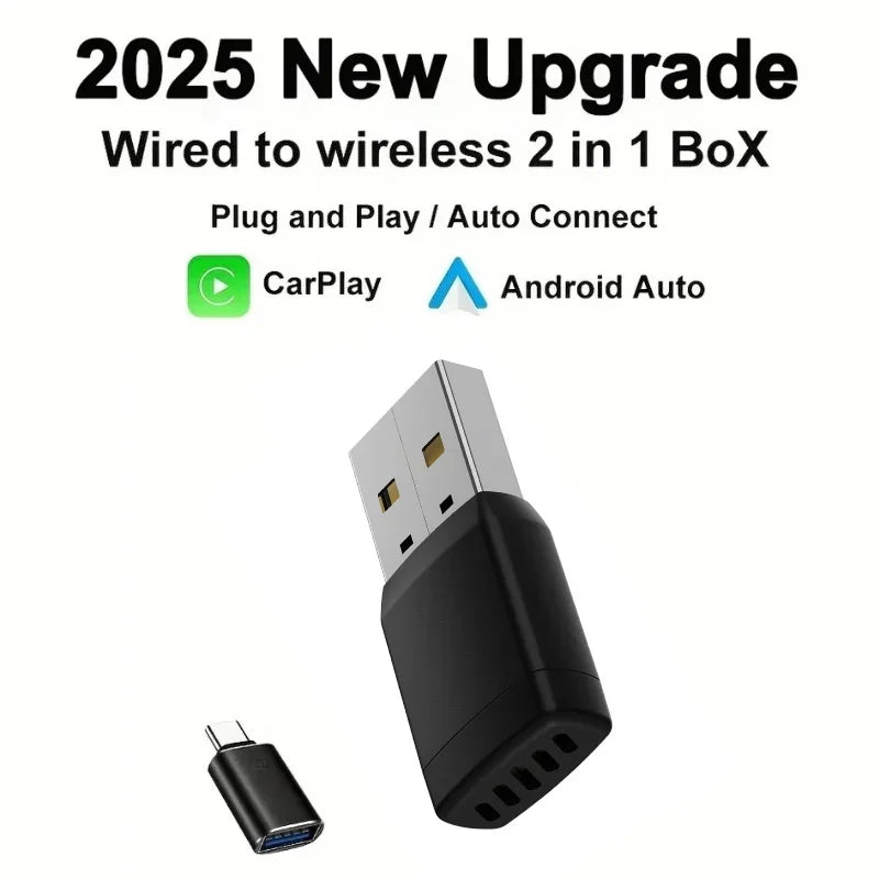 Wireless Adapter Smart Wireless CarPlay Android Auto USB Dongle WiFi Bluetooth Auto Connection OTA Upgrade für Original-Autos