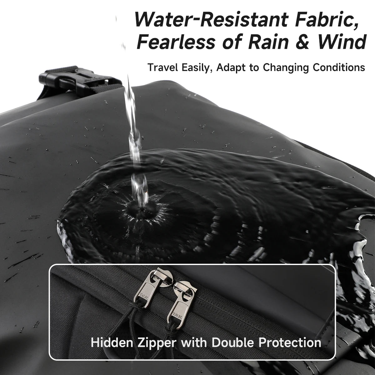 Tigernu Reiserucksack für Herren, TPU, wasserdicht, Rucksack für Herren, erweiterbar, Herrenrucksack, Business-Taschen, Schulrucksack