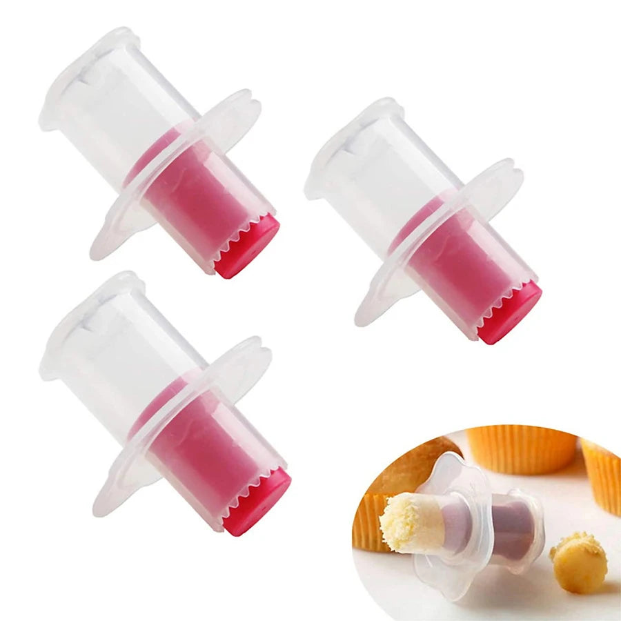 Kitchen Cake Decorating Tools, Cupcake, Muffin, Corer, Plunger Cutter, Pasty Divider Mold, Baking Accessories