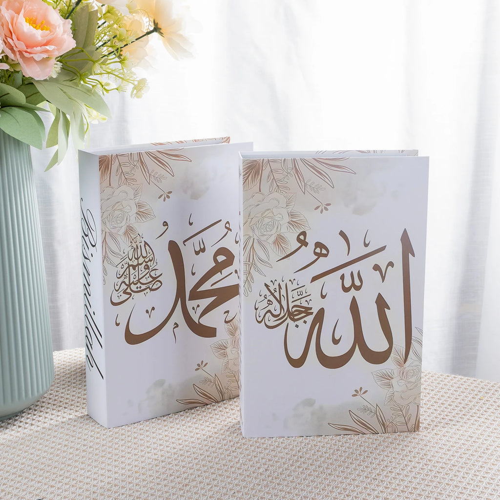 Islamic Serie Fake Book Boxs for Coffee Table Decoration Living Room Fashion Prop Books Home Decoration Model Room Accessories