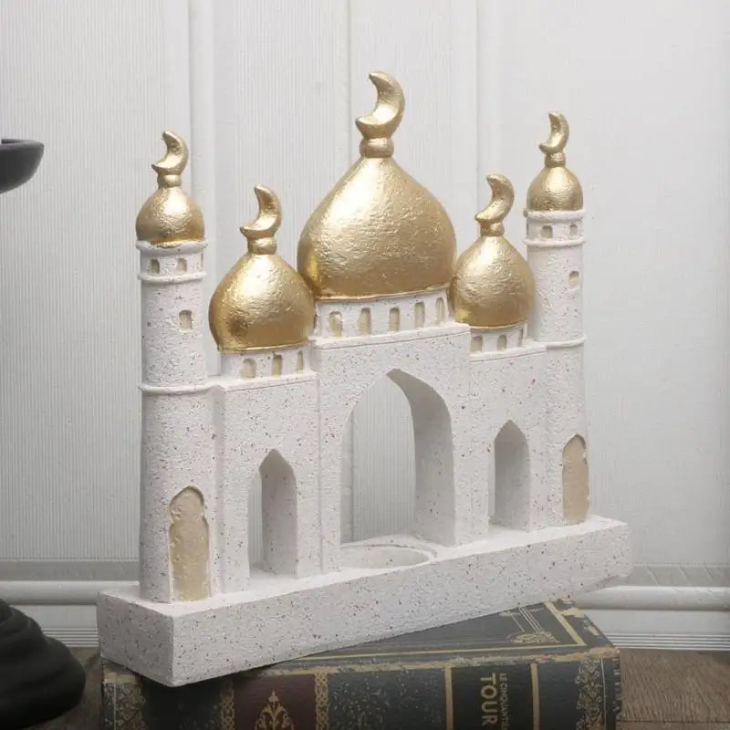 Islamic Ramadans Home Decors Resin Ornament for Eid Celebration Cultural Accessory Living Room Decoration Y5GB