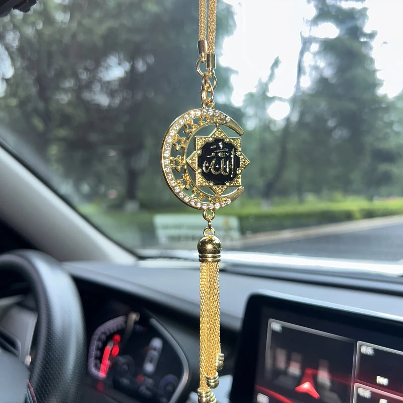 Islamic Car Hanging Ornament - Vehicle Interior, Elegant Accessory, Halloween and Christmas Gifts, Vehicle Decorative Items