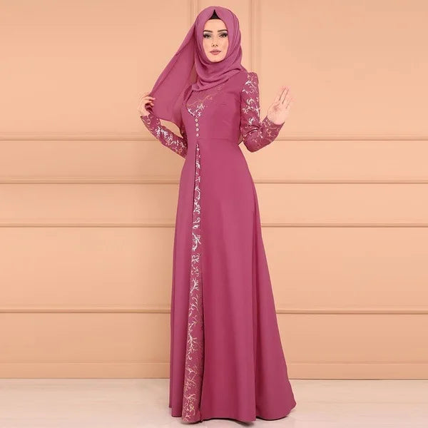 Muslim Abaya Turkey Islamic Arabic Hijab Dress Caftan Dubai Kaftan Moroccan Robe muslim Dress  islamic wear for women Plus size