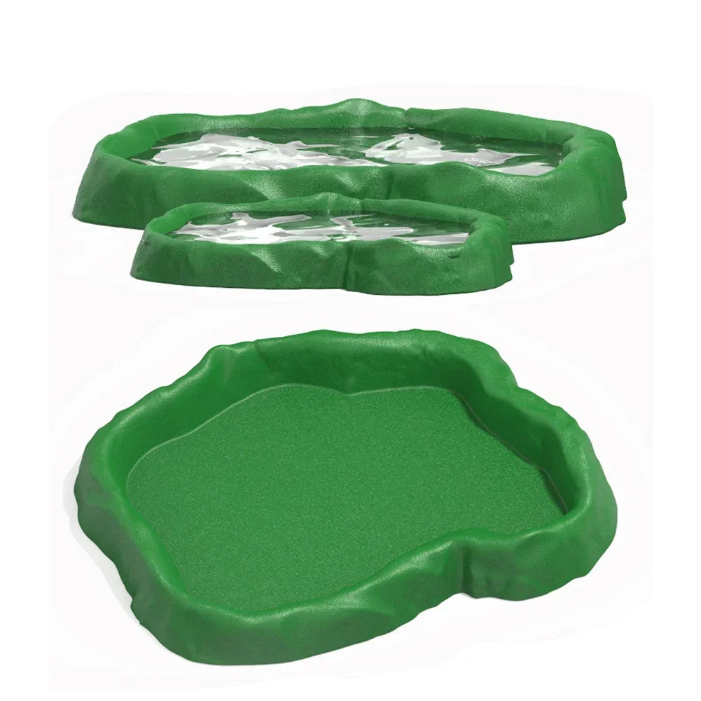 Crawler Pet Feeder Basin Reptiles Amphibians Drinking Feeder Turtle Tortoise Scorpion Lizard Crab Bowl Small Pet Supplies