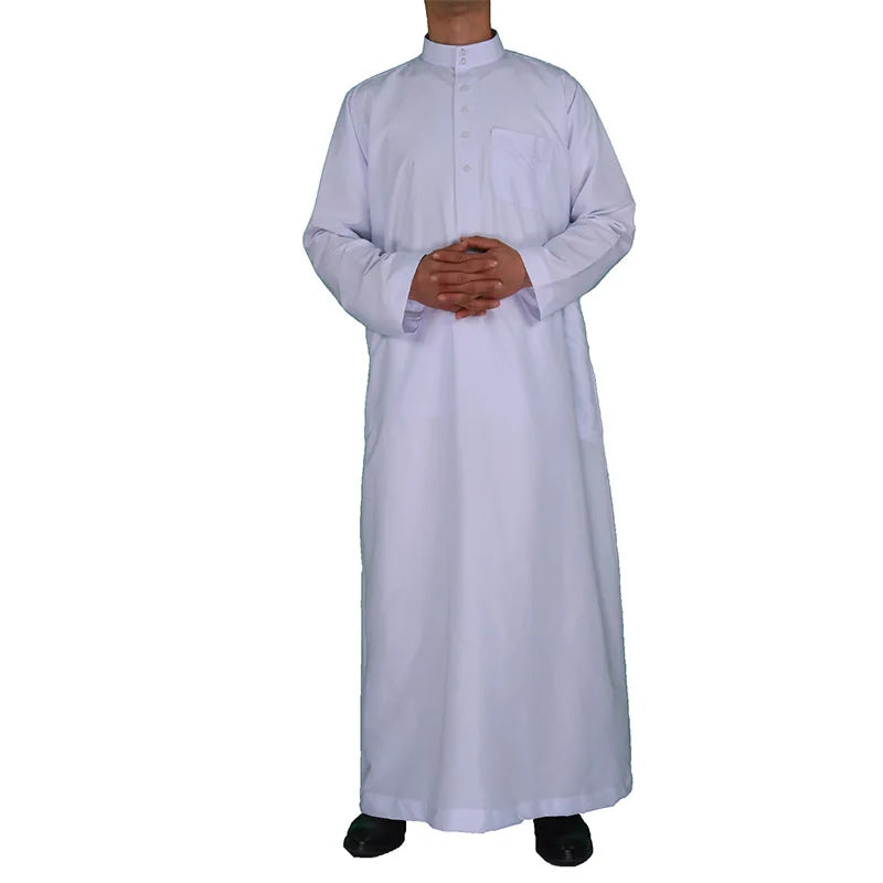 Islamische Kleidung Männer Länge Langarm Lose Muslimische Männer Saudi-Arabien Pakistan Kurta Muslimische Kostüme Muslimischen Kleid Kaftan Thobe