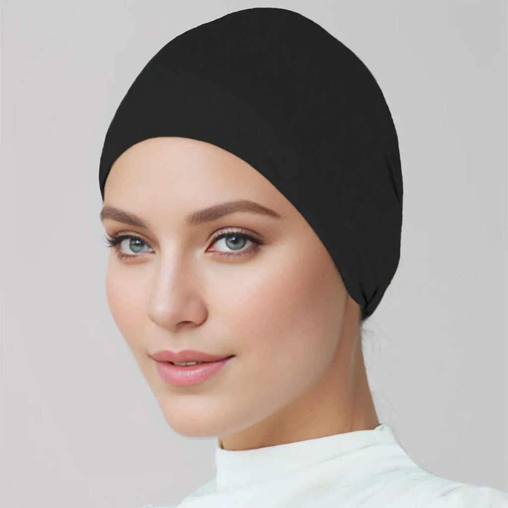 Hochwertige weiche muslimische Hijab-Untertuchkappen, Baumwoll-Stretch-Turban-Kappe, islamisches Untertuch, Motorhaube, Kopftuch, Stirnband, islamische Turbane