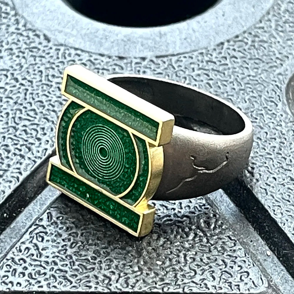 2026 Lanterns Green Lantern Corps Ring Metal Cosplay Dc Tv Series Official Collectible Prop Cosplay Costume Decor Accessory