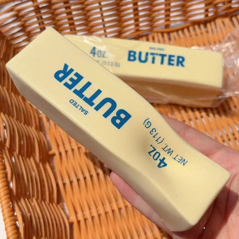 Butter Stick Squishy Squeeze Fidget Toy Sticky Butter Stick Shapeable Slow Rebound Fidget Squeeze Toy Adult Sensory Fidget Toys