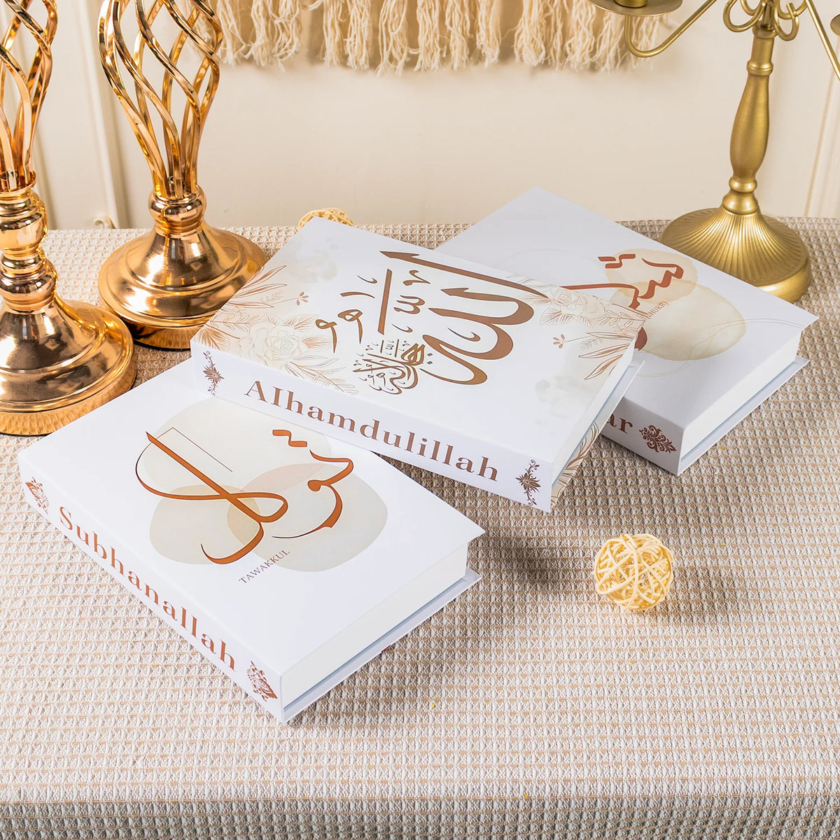 Islamic Serie Fake Book Boxs for Coffee Table Decoration Living Room Fashion Prop Books Home Decoration Model Room Accessories