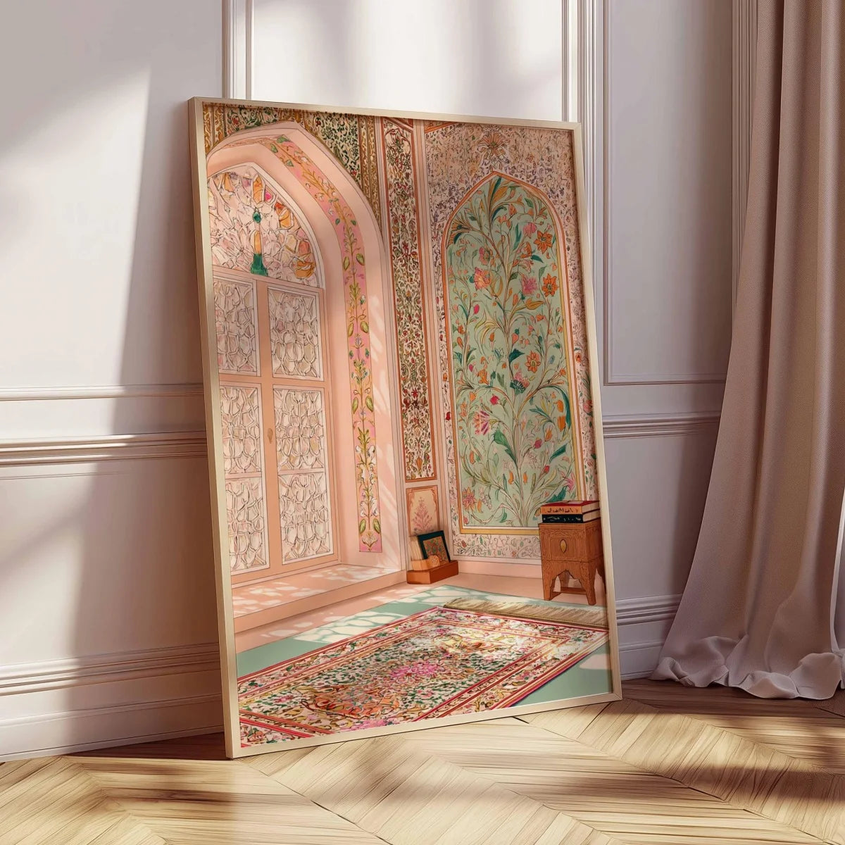 Islamic Mosque Architecture Canvas Print Poster Middle Eastern Ramadan Muslim Art Prints Bedroom Wall Art Home Decor Poster