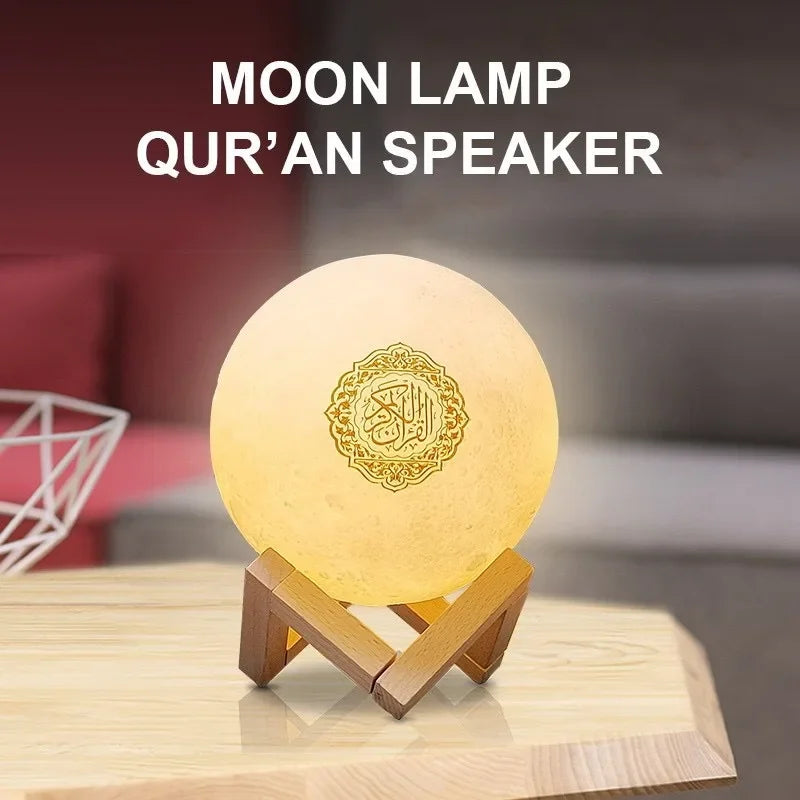 Quran Islam Arabic Koran Muslim Ramadan Azan Wireless Portable Bluetooth Speaker Bright Night Light Lamp Holy Islamic Arab Music
