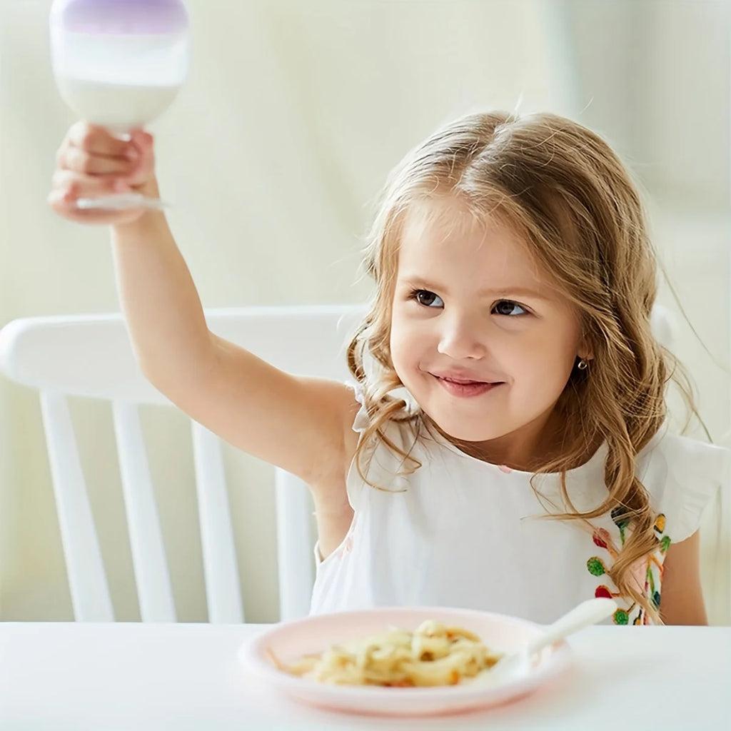 1pc Fun Party Cup for Kids,Cheerful Baby Wine Sippy Cup,Juice Milk Water Training Cup,Plastic Goblet Chalices for Birthday Party