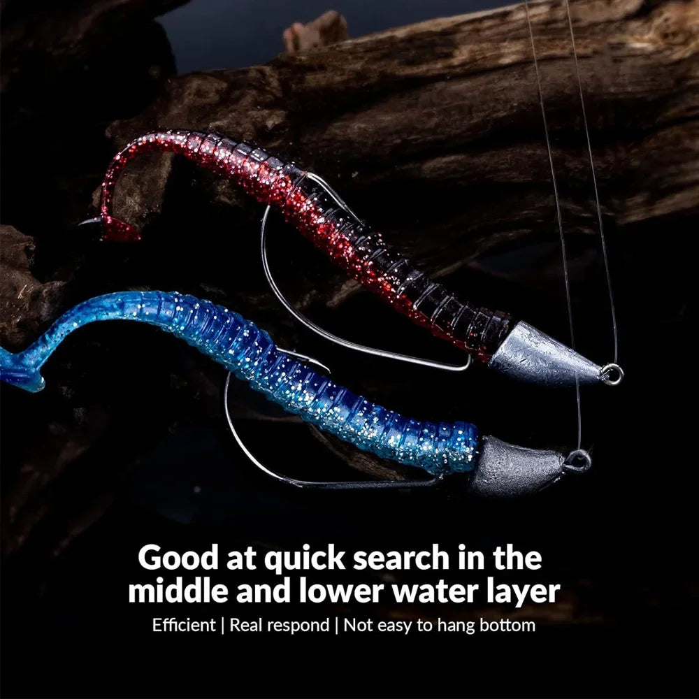 10PCS Metal Jig Head Worm Hook 3.5g 7g 10g 20g Weight Crank Fishhooks Gear Sinker Pesca for Lure Texas Rig Fishing Tackle Kit