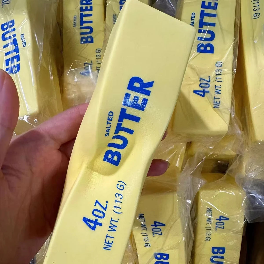 Butter Stick Fidget Toys Squishy Elastic Cheese Stick Funny Decompression Stress Anxiety Relief Game Squeeze Prank Toy