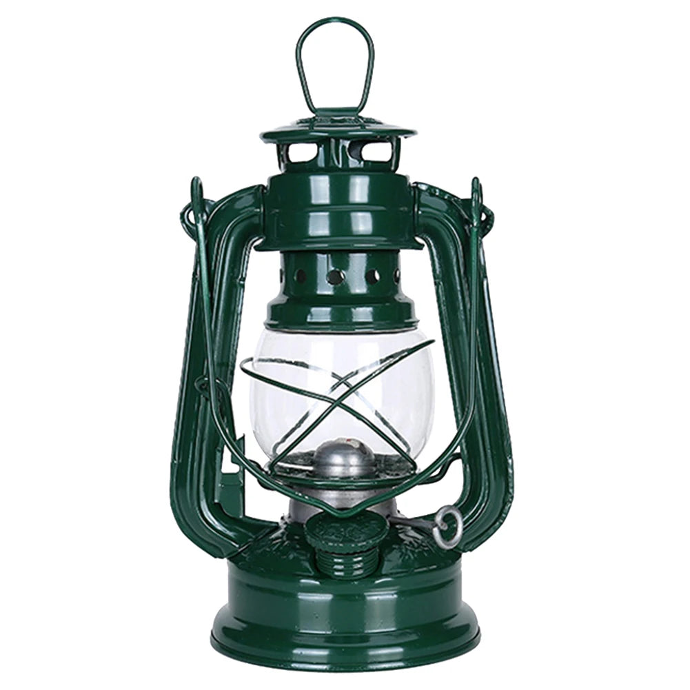 1/2PCS Vintage Kerosene Lantern Hurricane Lantern Metal Kerosene Lantern Fuel Camping Lanterns for Camping Home Patio Decor Lamp